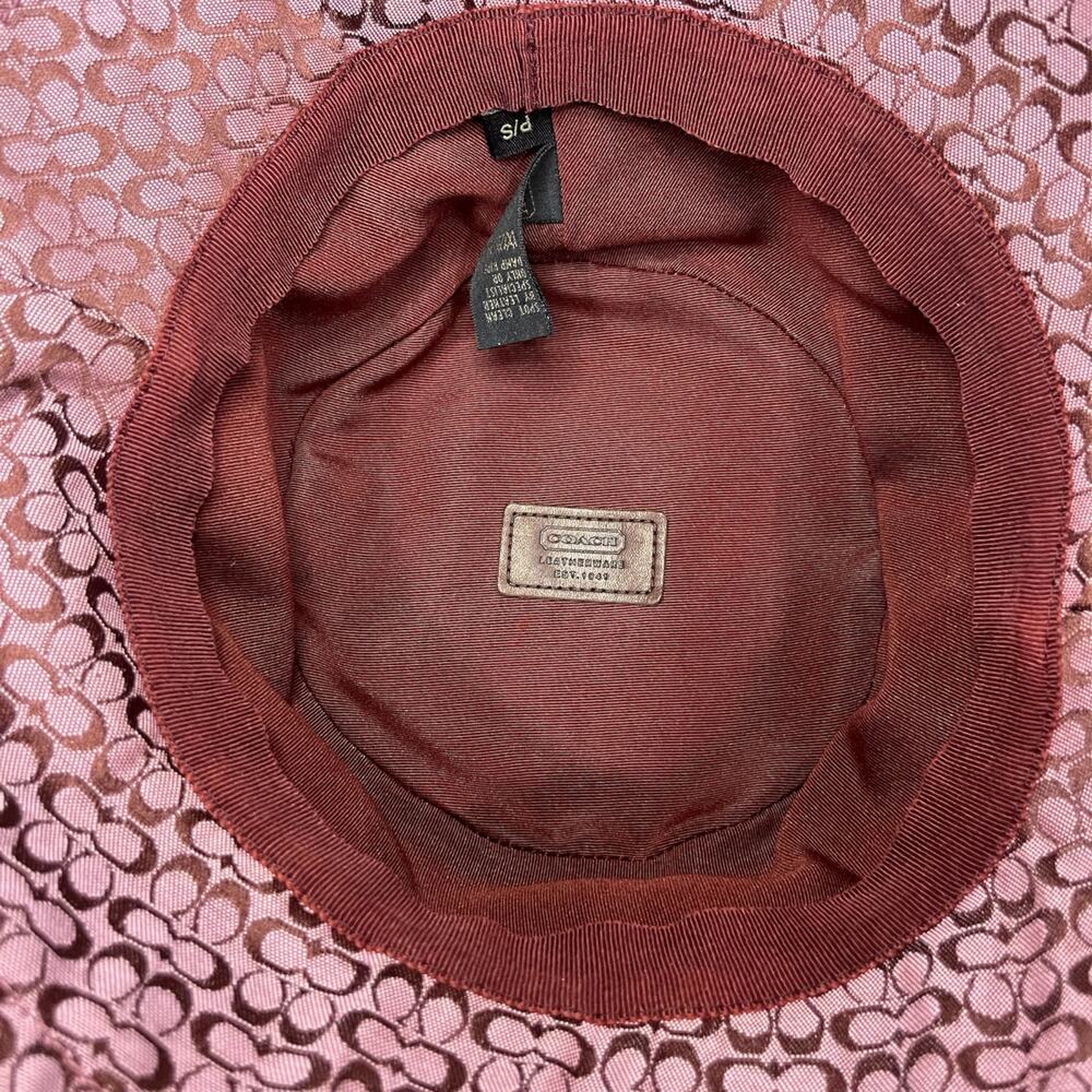 Y2K Coach FS2793 Mini Signature Crusher Hat Size P/S - Picture 5 of 7